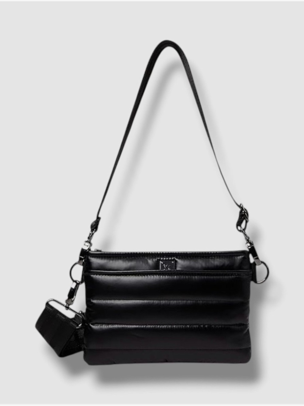 Think Rolyn Black Quilted Crossbody-Bum Bag - Women